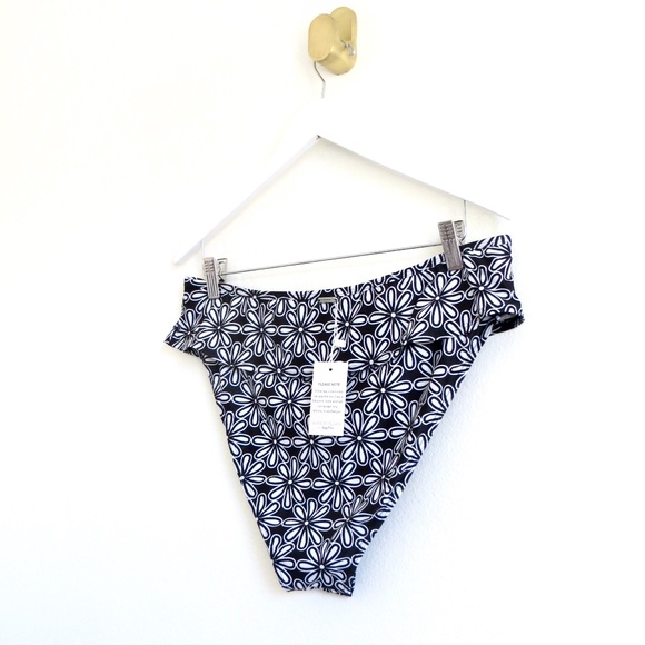 NEW! Kenny Flowers The Pedregal Black Banded Sporty Bikini Bottom SZ M, XL - Picture 11 of 12